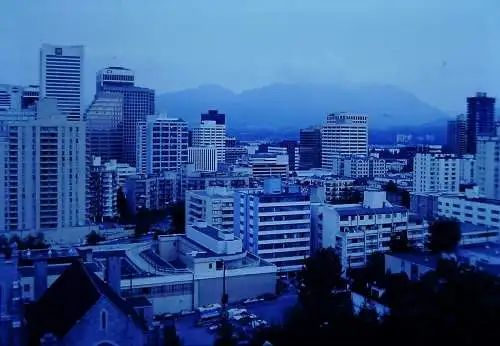 Vintage Dia Film Slide 35mm 18x Vancouver / USA / Canada  '70s  B9/L13-30