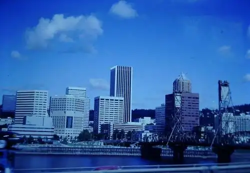 Vintage Dia Film Slide 35mm 18x Vancouver / USA / Canada  '70s  B9/L13-30