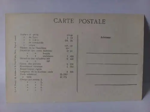 Postcard A-21. Les Locomotives Francaises (Est) Machine N° 560