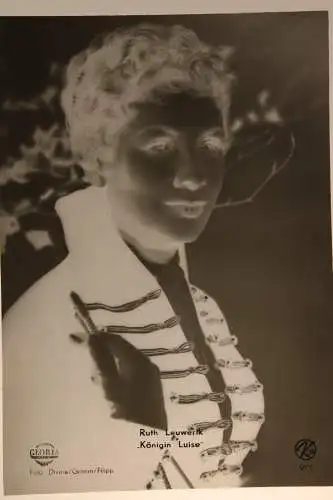 Vintage Glasnegativ Platte Glassnegative Ruth Leuwerik