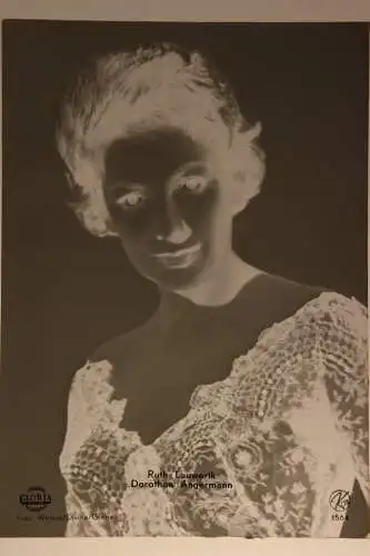 Vintage Glasnegativ Platte Glassnegative Ruth Leuwerik
