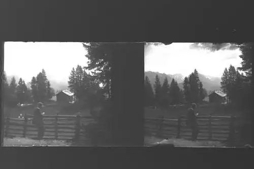 Antique  Stereo Glasnegativ Platten 23 Stk. - Leben in den frühen 1900er  -Tirol