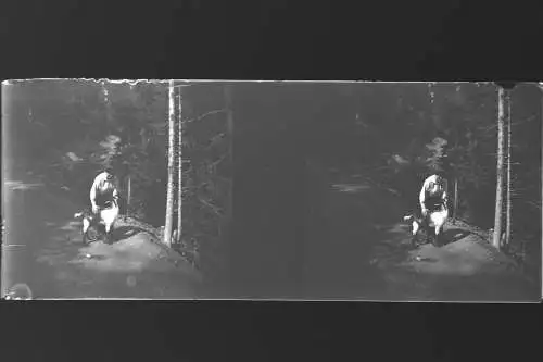Antique  Stereo Glasnegativ Platten 23 Stk. - Leben in den frühen 1900er  -Tirol