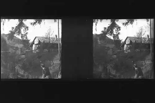 Antique  Stereo Glasnegativ Platten 23 Stk. - Leben in den frühen 1900er  -Tirol