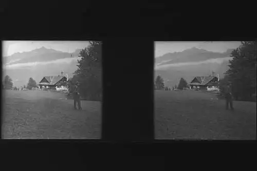 Antique  Stereo Glasnegativ Platten 11 Stk. - Leben in den frühen 1900er  -Tirol