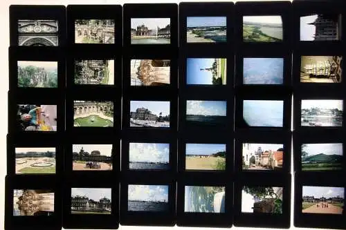 Vintage Dia Film Slide 35mm Konvolut - 117 Stk.!  Dresden und Baltikum 1983