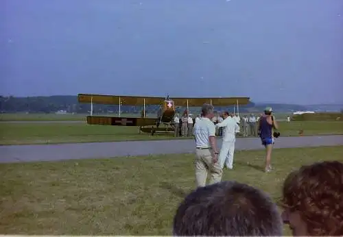 Vintage Negativ Foto 24x  Flugzeugshow Schweiz  '70/80s FD4
