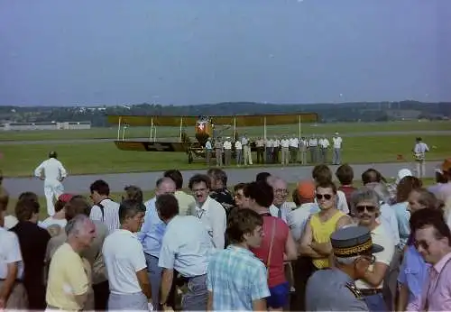 Vintage Negativ Foto 24x  Flugzeugshow Schweiz  '70/80s FD4