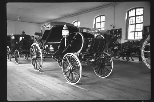Vintage Negativ Foto 7x Kutschenausstellung München Nymphenburg  '60s