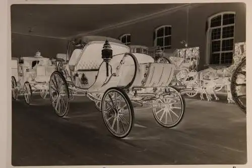 Vintage Negativ Foto 7x Kutschenausstellung München Nymphenburg  '60s