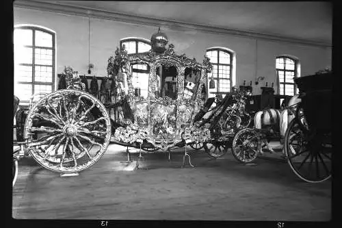 Vintage Negativ Foto 7x Kutschenausstellung München Nymphenburg  '60s
