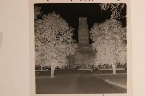 Vintage Negativ Foto Spandau Strassenszene Busse  Deutschland  '60s