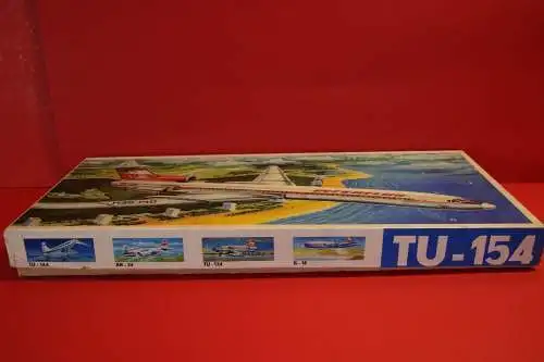 VEB Plasticart TUPOLEV TU-154 INTERFLUG 1:100 Made in GDR 9360 Zschopau