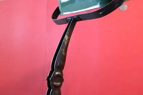 Antike Banker Lampe Vintage Büro Anwalt Schreibtisch Gusseisen Leuchte