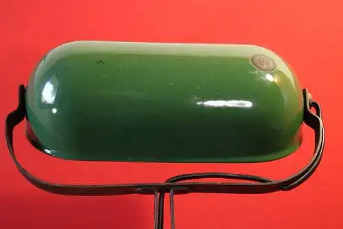 Antike Banker Lampe Vintage Büro Anwalt Schreibtisch Gusseisen Leuchte