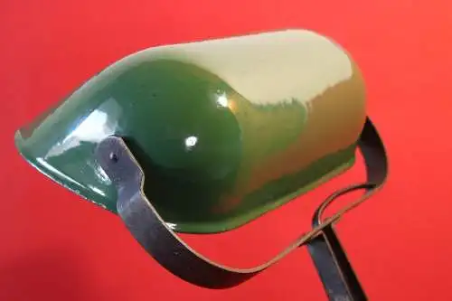 Antike Banker Lampe Vintage Büro Anwalt Schreibtisch Gusseisen Leuchte