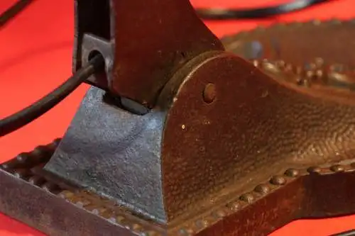 Antike Banker Lampe Vintage Büro Anwalt Schreibtisch Gusseisen Leuchte