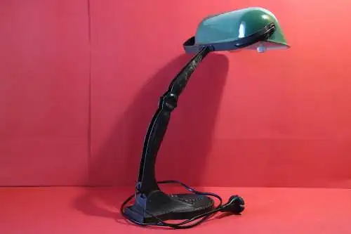 Antike Banker Lampe Vintage Büro Anwalt Schreibtisch Gusseisen Leuchte