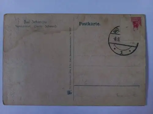 AK Postcard CPA Bad Schandau Kirnitzschtal