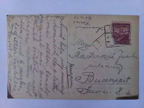 AK Postcard CPA 1920 Brno Tschechoslowakei  Strassenszene Strassenbahn  Theater