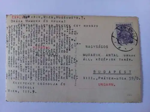 AK Postcard CPA Wien -  Collegium Hungaricum