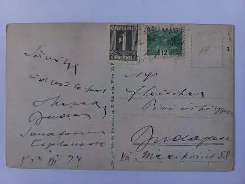 AK Postcard CPA Kurort Baden  Thermal Strandbad  - Türkische Fahne