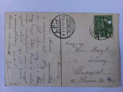 AK Postcard CPA Wien Schönbrunn, Obelisk Allee 1914