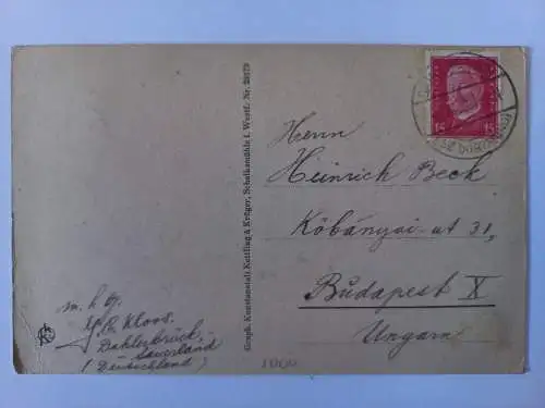 AK Postcard CPA Morgenstimmung an der Gloertalsperre