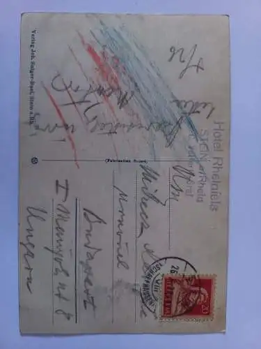 AK Postcard CPA Stein a. Rhein, Weisser Adler