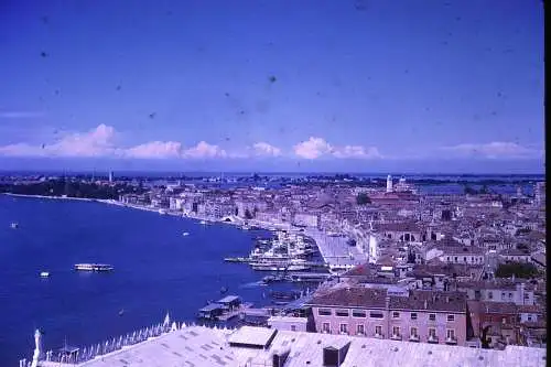 Vintage Dia Film Slide 35mm Panorama Venice Italy  '60s B4/L36