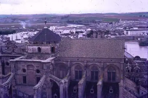 Vintage Dia Film Slide 35mm Cordoba Panorama Spain Spanien  '60 B4/L97