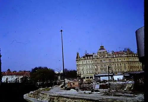Orig 35mm DIA Slide  Karlovy Vary  Strassenszene  1974 B12/65