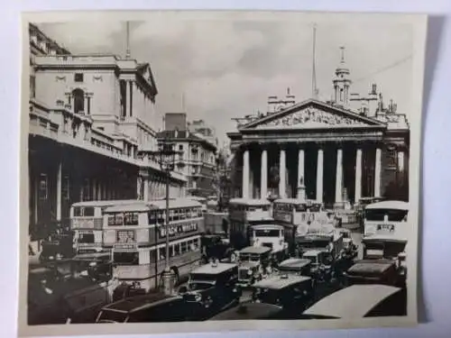 Vintage Foto  London Trafik ved Bank of England c1940