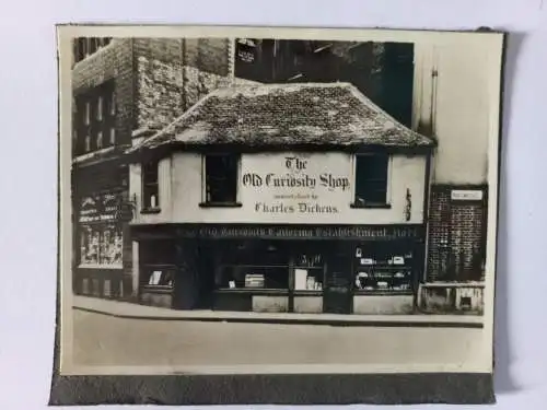 Vintage Foto  London The Old Curiosity Shop England c1940