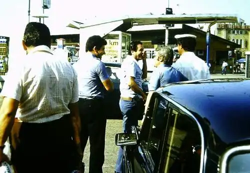 Orig 35mm DIA Slide 15x Italien Venedig Bus Strassenszene Gondola 1978 B13/73-87