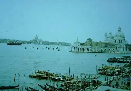 Orig 35mm DIA Slide 15x Italien Venedig Bus Strassenszene Gondola 1978 B13/73-87