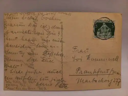 AK Postcard CPA Staffelsee mit Murnau, von der Insel Wörth gesehen