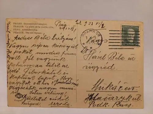 AK Postcard CPA Prag, Altstädter Ring 1920