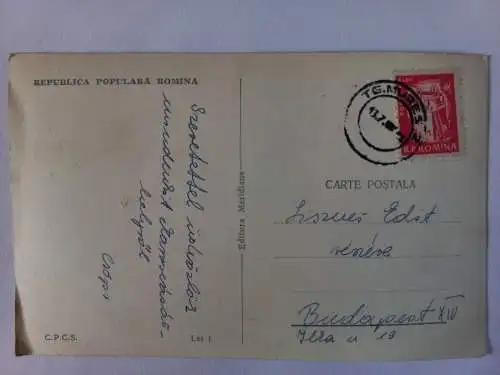 AK Postcard CPA Vedere din Borsec Romania