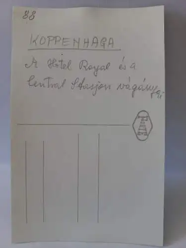 AK Postcard CPA  Hammerichsgade Kopenhagen 1967 14x9cm