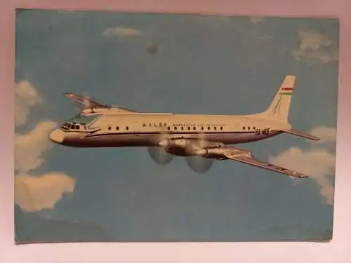 AK Postcard CPA  MALÉV IL-18 1966