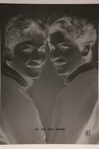 Vintage Glasnegativ Platte Glassnegative Isa und Jutta Günther