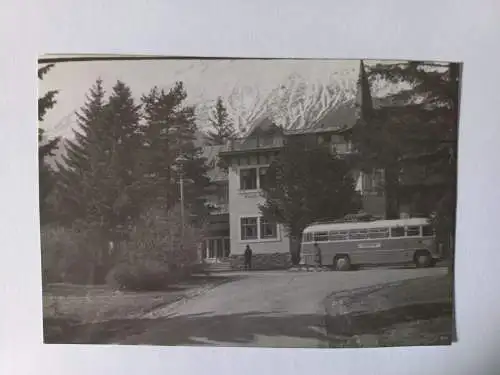 Vintage Foto MÁVAUT Bus 2 Fotos  in  Ungarn 6,5cm x 9,5 cm beide