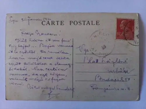 AK Postcard CPA  Place des Terreaux - Pigeons Lyon Illustré 1939