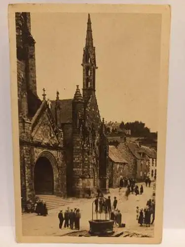 AK Postcard CPA France Locronan La Chapelle du Pénity