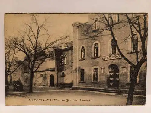 AK Postcard CPA France Mayence Kastel - Quartier Gouraud 1930