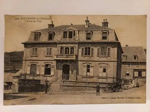 AK Postcard CPA France Rougemont le Chateau - L'Hotel de Ville