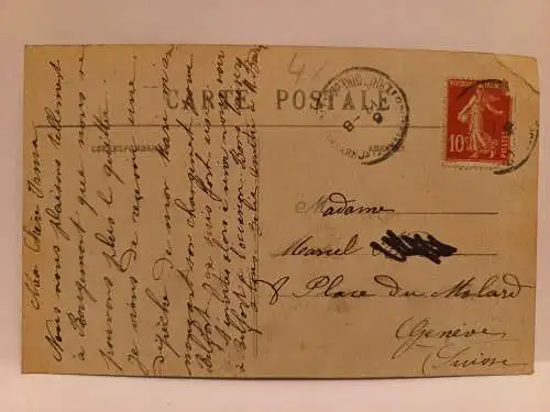 AK Postcard CPA France Rougemont le Chateau - L'Hotel de Ville