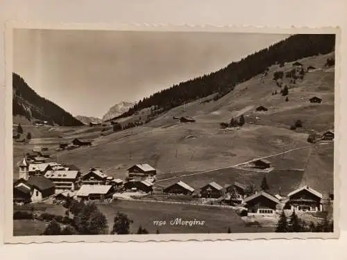 AK Postcard CPA France MORGINS - 1957