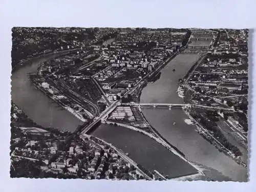AK Postcard CPA France Lyon - Le Confluent de la Saone et du Rhone